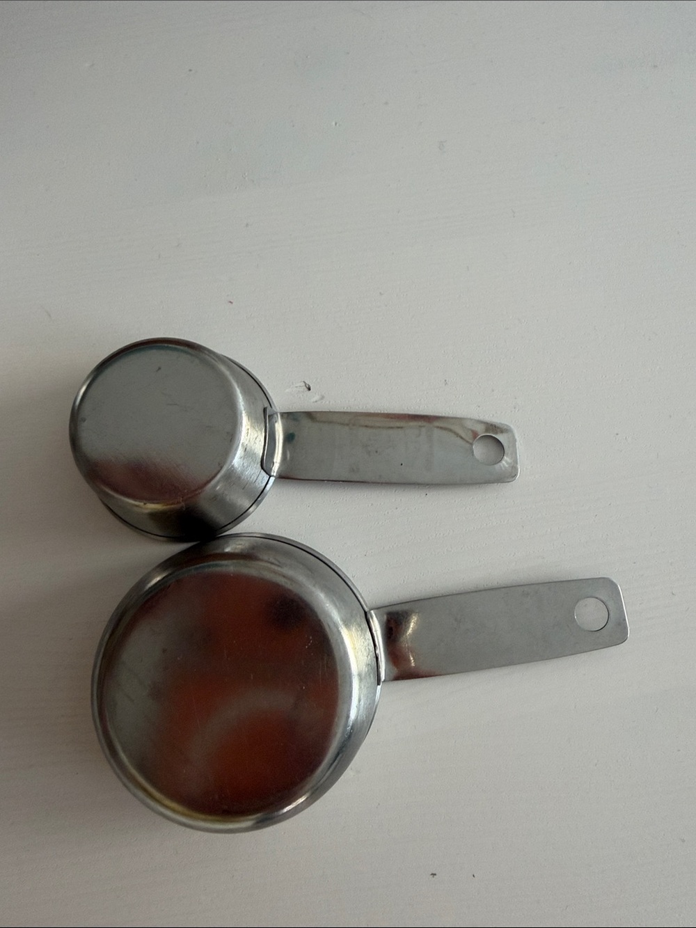 Stainless Steel Vintage Nesting Measuring Cups (3) Hong Kong - Picture 10 of 10